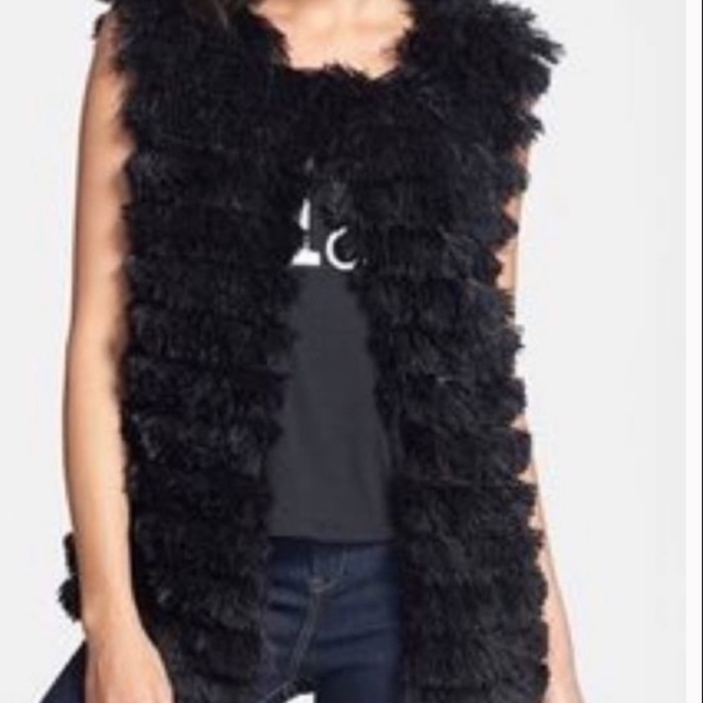 Nordstrom Women’s Faux Fur Vest S